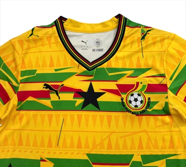 Ghana Maillot 2026 Jaune - Maillot Ghana | maillotdefootpersonnalise