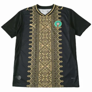 Maroc Maillot 2026 Noir - Maillot Maroc | maillotdefootpersonnalise