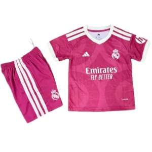 Real Madrid Enfant Ensemble 2026 2027 Rose - Real Madrid Enfant Pas Cher | maillotdefootpersonnalise