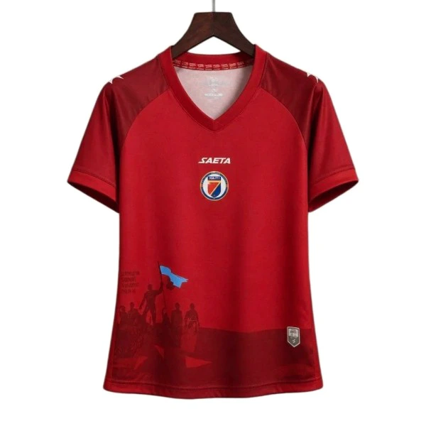 Haïti Femme Maillot 2026 Rouge - Maillot Haïti Femme | maillotdefootpersonnalise