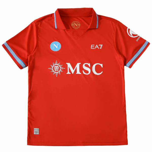 SSC Naples Maillot 2026 2027 Rouge - Maillot Ssc Naples | maillotdefootpersonnalise
