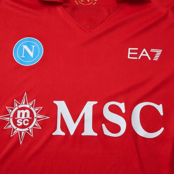 SSC Naples Maillot 2026 2027 Rouge - Maillot Ssc Naples | maillotdefootpersonnalise