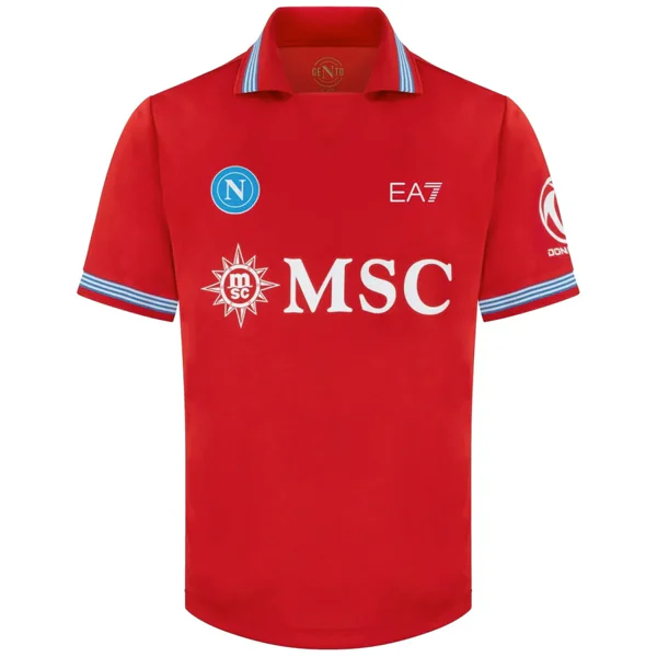 SSC Naples Maillot 2026 2027 Rouge - Maillot Ssc Naples | maillotdefootpersonnalise