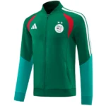 Algérie Survêtements Veste 2026 Vert - Veste Algérie Survêtements | maillotdefootpersonnalise
